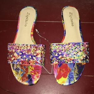 NWOT Boho Embellished Rhinestone Cutout Taniya, 7